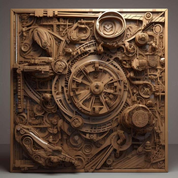 Patterns and decorations (Unmechanical 3, PATTERN_1075) 3D models for cnc
